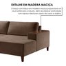 Sofá Grécia 4 lugares com Chaise Bouclê 2,70M - 8