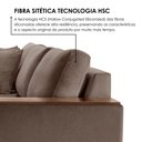 Ver imagem 7 de Sofá Grécia 4 Lugares com Chaise Bouclê 2,70m Yescasa