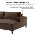 Ver mais imagens de Sofá Grécia 4 Lugares com Chaise Veludo 2,70m Yescasa