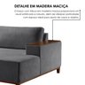 Sofá Grécia 4 lugares com Chaise Veludo 2,70M - 8