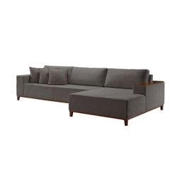 Sofá Grécia 4 lugares com Chaise Bouclê 2,90M - 3