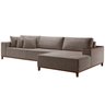 Sofá Grécia 4 lugares com Chaise Linho 2,90M - 3
