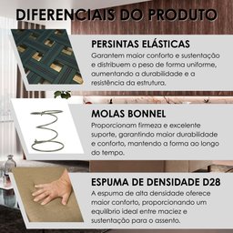 Sofá Grécia 4 lugares com Chaise Linho 2,90M - 11