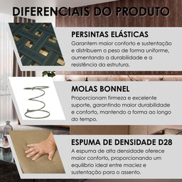 Sofá Grécia 4 lugares com Chaise Linho 2,90M - 11