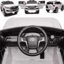 Ver imagem 3 de Carro Eletrico Zippy Toys Toyota Land Cruiser 12V Branco CR