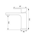 Ver imagem 4 de Torneira Luxo Inox Lavatório Bancada Baixa Monocomando Escovada Inox Cromada