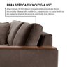 Sofá Grécia 4 lugares com Chaise Veludo 2,90M - 7