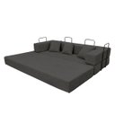 Ver imagem 4 de Sofa Cama 2 Lugares Virginia 185cm Boucle Sofa na Caixa Chumbo