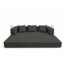 Ver imagem 3 de Sofa Cama 2 Lugares Virginia 185cm Boucle Sofa na Caixa Chumbo