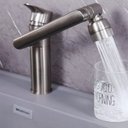 Ver imagem 6 de Torneira Inox Bancada Articulada e Giratória Monocomando Inox