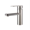 Ver imagem 3 de Torneira Luxo Inox Lavatório Bancada Baixa Monocomando Escovado Inox Cinza Grascan