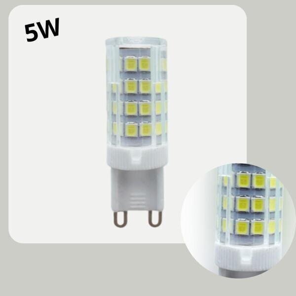 Kit 40 Lâmpadas De Led G9 5W Branco Frio (6000K) - 2