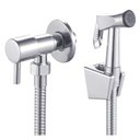 Ver imagem 1 de Kit Ducha Higiência Linha Metal 1/4 de Volta Metal Cinza/Cromado