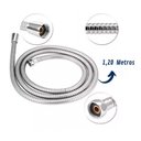 Ver imagem 3 de Kit Ducha Higiência Linha Metal 1/4 de Volta Metal Cinza/Cromado