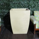 Ver imagem 1 de Vaso Planta Grande 80X60 Moderno Trapézio Polietileno BGPLASTICOS V880 AMARELO GIRASSOL 007