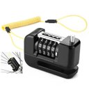 Ver imagem 2 de Trava de Disco Freio Senha Antifurto Roubo Moto Bike Motocicleta Bicicleta Cadeado Resistente Segura