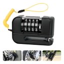 Ver mais imagens de Trava de Disco Freio Senha Antifurto Roubo Moto Bike Motocicleta Bicicleta Cadeado Resistente Segura