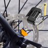 Trava de Disco Freio Senha Antifurto Roubo Moto Bike Motocicleta Bicicleta Cadeado Resistente Segura - 4