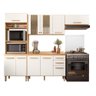 Cozinha Modulada Intenza Madre 4 Peças Freijó/off White Cristal - Nicioli - 1