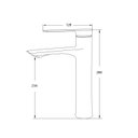 Ver imagem 4 de Torneira Metal Lavatório Bancada Bica Alta Monocomando Metal Grascan