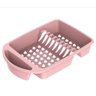 Escorredor de Louças para Pratos Copos Talheres - Rosa - 1