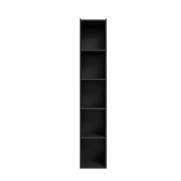 Estante Livreiro Janaina 4 Prateleiras Preto Ajl Móveis - 1