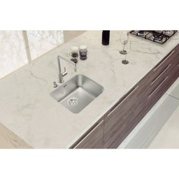 Cuba de Embutir Tramontina Dora 40 Bl R6 em Aço Inox Acetinado com Válvula e Escape 40x34 Cm - 3