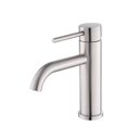 Ver imagem 3 de Torneira Inox Lavatório Bancada Baixa Monocomando Escovado Inox , Grascan Cinza