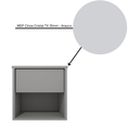 Ver imagem 7 de Mesa de Cabeceira Suspensa com 1 Gaveta e 1 Nicho 100% Mdf Plancasa:cinza Cristal