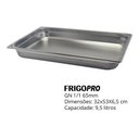 Ver imagem 3 de Cuba Gastronômica de Inox Gn 1/1 de 65 Mm com Tampa Frigopro