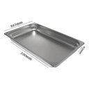 Ver imagem 2 de Cuba Gastronômica de Inox Gn 1/1 de 65 Mm com Tampa Frigopro