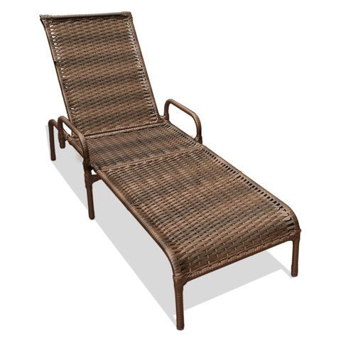 Espreguiçadeira Catar com Regulagem para Piscina