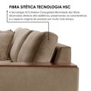 Ver imagem 7 de Sofá Grécia 4 Lugares com Chaise Veludo 2,90m Yescasa