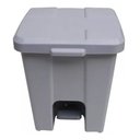 Ver imagem 1 de Cesto Quadrado Com Pedal 15 Litros P15:Cinza