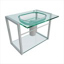 Ver imagem 1 de Lavabo para Banheiro Alumi 58,5cm X 40cm X 38,5cm