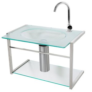 Lavabo para Banheiro Alumi 58,5cm X 40cm X 38,5cm