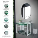 Ver imagem 3 de Lavabo para Banheiro Alumi 58,5cm x 40cm x 38,5cm Cinza/Silver