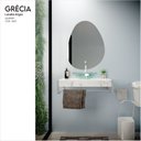 Ver imagem 3 de Lavabo em Porcelanato Argos 71,2cm x 28cm x 43,0cm Branco/Le Blanc
