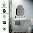 Ver imagem 4 de Lavabo em Porcelanato Argos 71,2cm x 28cm x 43,0cm Branco/Le Blanc