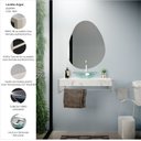 Ver imagem 4 de Lavabo em Porcelanato Argos 71,2cm x 28cm x 43,0cm Branco/Le Blanc