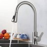 Lux Gourmet Torneira Monocomando Bancada com Extensor Flexível em Aço Inox - 1