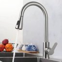 Ver imagem 1 de Lux Gourmet Torneira Monocomando Bancada com Extensor Flexível em Aço Inox