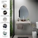 Ver imagem 4 de Lavabo em Porcelanato Atenas 71,2cm x 43,0cm x 28,0cm Bege/Marmo