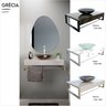 Lavabo em Porcelanato Atenas 71,2cm X 43,0cm X 28,0cm - 5