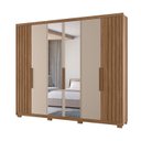 Ver imagem 1 de Guarda Roupa Casal 6 Portas 4 Gavetas Belufan Móveis