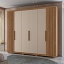 Ver imagem 3 de Guarda Roupa Casal 6 Portas 4 Gavetas Belufan Móveis