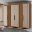 Ver imagem 4 de Guarda Roupa Casal 6 Portas 4 Gavetas Belufan Móveis