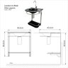 Lavabo para Banheiro Cris Mold 50,5cm X 65,5cm X 46,0cm - 2