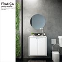 Ver imagem 3 de Gabinete Versalhes 62,5 cm X 67,0cm x 40,0cm Branco/Fumê
