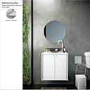 Ver imagem 4 de Gabinete Versalhes 62,5 cm X 67,0cm x 40,0cm Branco/Fumê